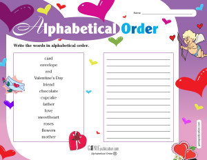 Alphabetical Order