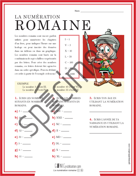 G Niepublication Catalogue La Num Ration Romaine