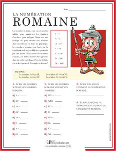 La numération romaine