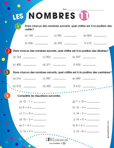 Les nombres 11