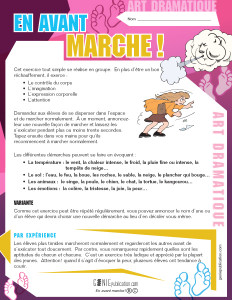En avant marche !