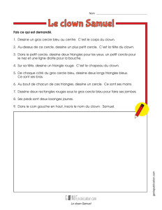 Le clown Samuel