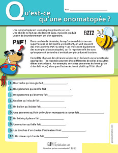 Qu'est-ce qu'une onomatopée ?