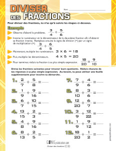 Diviser des fractions