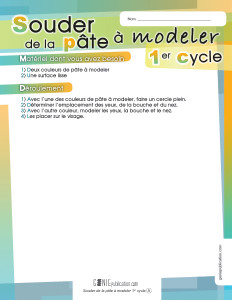 Souder de la pâte à modeler