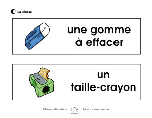 Affiches de la classe