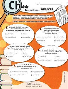 Choisir les meilleures sources