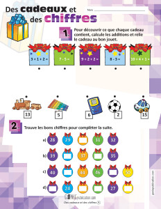 Des cadeaux et des chiffres