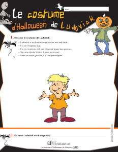 Le costume d'Halloween de Ludovick