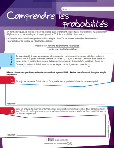 Comprendre les probabilités