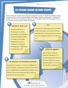 Les réseaux sociaux en toute sécurité