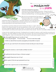 Le mouton noir de la prairie