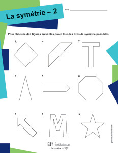 La symétrie – 2