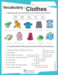 Vocabulary: Clothes