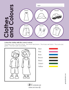 Clothes and Colours