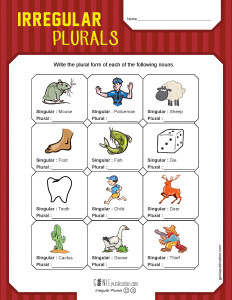 Irregular Plurals
