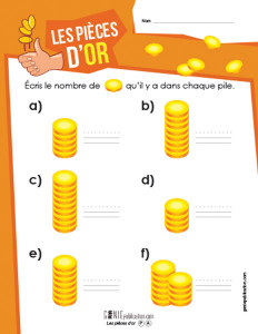 Les pièces d'or