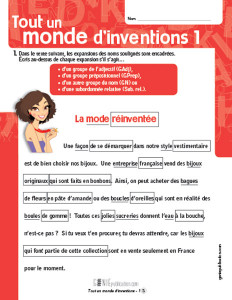 Tout un monde d'inventions – 1