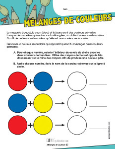 Mélanges de couleurs