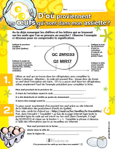 D'où proviennent les œufs qui se trouvent dans mon assiette ?