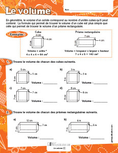 Le volume