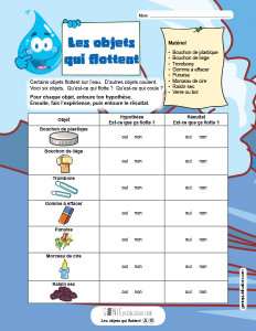 Des objets qui flottent