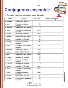 Conjuguons ensemble !