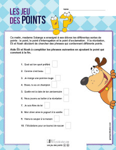 Le jeu des points