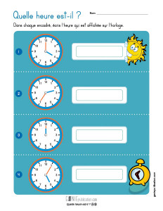 Quelle heure est-il ?