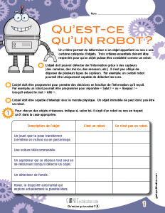 Qu'est-ce qu'un robot ?