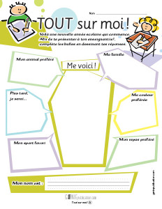 Tout sur moi ! – 1er cycle