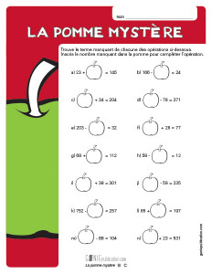La pomme mystère
