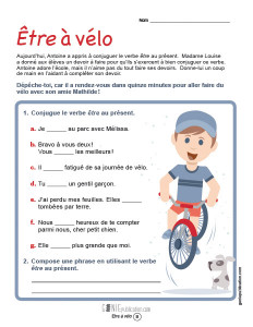 Être à vélo