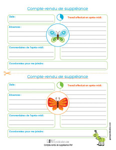 Compte-rendu de suppléance – Après-midi