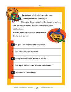 Lecture pour l'Halloween