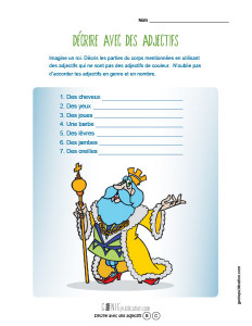 Décrire avec des adjectifs