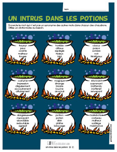 Un intrus dans les potions