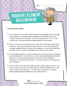 Trouver l'élément déclencheur
