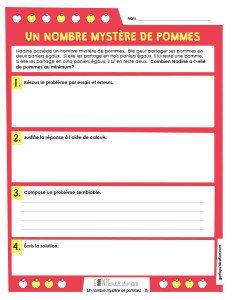 Un nombre mystère de pommes