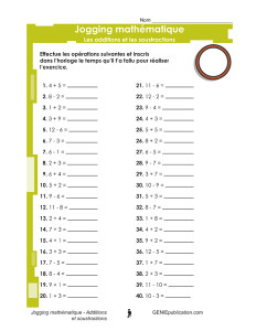 Jogging mathématique