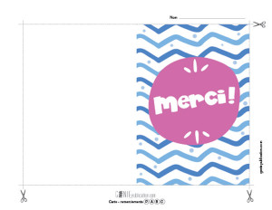 Carte de remerciement – 1