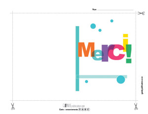 Carte de remerciement – 4