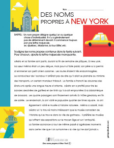 Des noms propres à New York