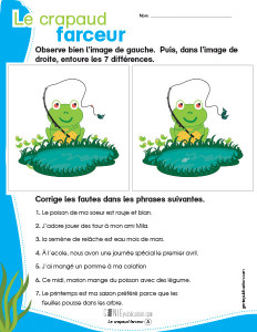 Le crapaud farceur !