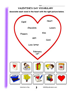 Valentine's Day Vocabulary