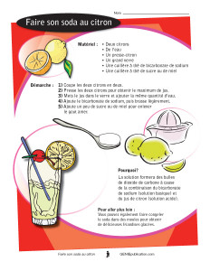 Faire son soda au citron