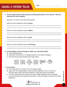 Making a Fortune Teller