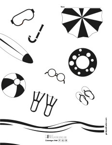 Coloriage d'été – 1