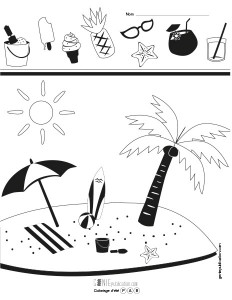 Coloriage d'été – 3