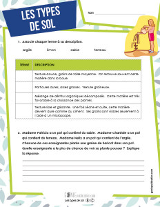 Les types de sol